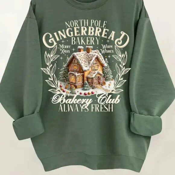 North Pole Gingerbread Bakery House NIP - Picture 2 of 4